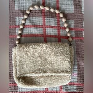 Samantha Pleet Shearling clutch